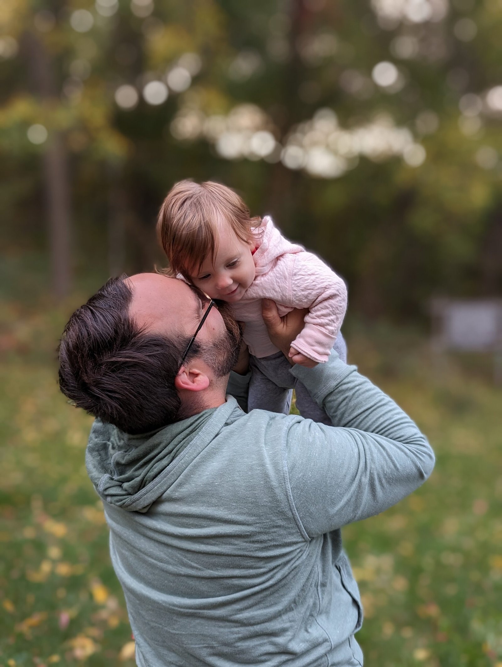 Britton Hornberger with daughter
